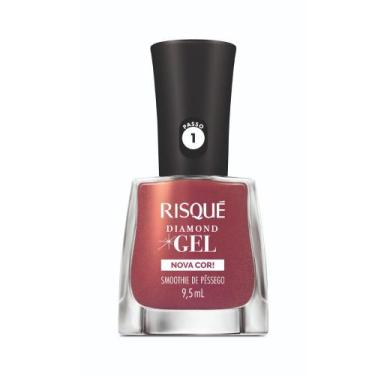 Imagem de Esmalte Risqué Diamond Gel Smoothie De Pêssego 9,5ml
