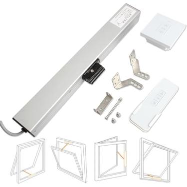 Imagem de Atuador De Abridor De Janela De Corrente Elétrica 24v Curso 300-1000mm, Abridor De Janela Motorizado E Fechos Para Janela Suspensa, Clarabóia, Ventilação No Telhado, Motor+remote+switch, 1000mm