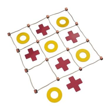 Imagem de Esquirla Toe Toe Game Xo Toy, Game Funny Interactive, Noughts e Cruzes Xo Chess Board Game for Entertainment Backyard Travel