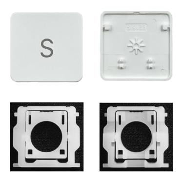 Imagem de GRMTRV Dobradiça individual de substituição para teclado Magic A2438 A2439 A2449 A2450 A3118 A3203 2021-2024 Ano (P)