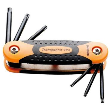 Imagem de Jogo de Chave Trafix com Armação 7 Peças - 44451207 - TRAMONTINA