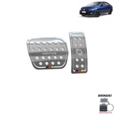 Imagem de Pedaleira Automático Gravação Em Prata Virtus Wolfsburg Ed