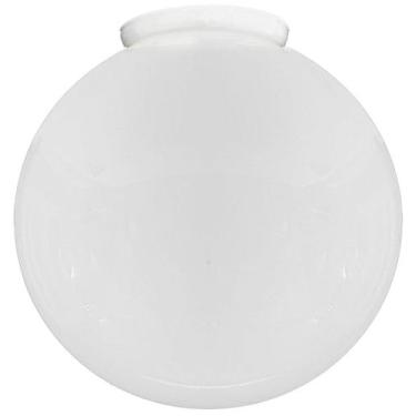 Imagem de Globo De Vidro Com Colar 15 X 35 P/ Poste de Jardim - Jota Iluminação 