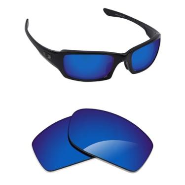 Imagem de Alphax Lentes de reposição polarizadas Deep Water para Oakley Fives Squared OO9238