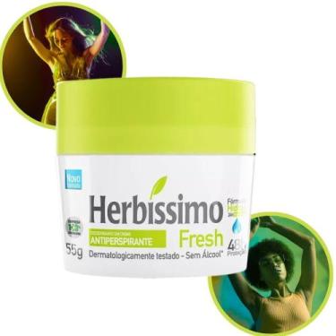 Imagem de Desodorante Herbíssimo Antiperspirante Fresh em Creme com 48H de Prote