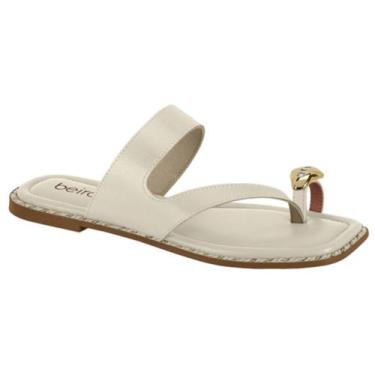 Imagem de Rasteira beira rio ring toe 8506.209, Branco off, 36