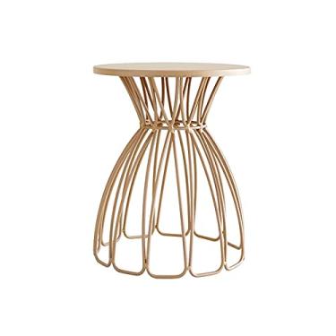 Imagem de Suporte de bolo, expositor de prato de bolo, giratório, suporte de frutas de ferro forjado, criativo, suporte de sobremesa, multicolorido, suporte de exibição de cupcake (dourado) (dourado)