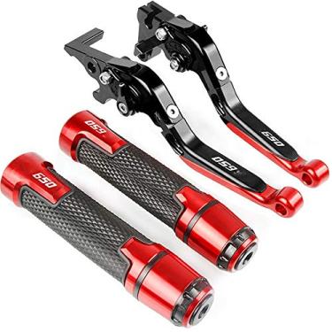 Imagem de Para Kawasaki Z-650 Z650 ABS 2016 2017 2018 Acessórios CNC Alavanca de embreagem de freio ajustável alavanca do guidão alavanca de embreagem do freio da motocicleta (Cor: 2)
