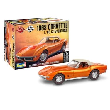 Imagem de Revell 14572 '68 Corvette L/88 Convertible 2'N1 Escala 1:25 142 peças Skill Level 4 Kit de construção de modelo