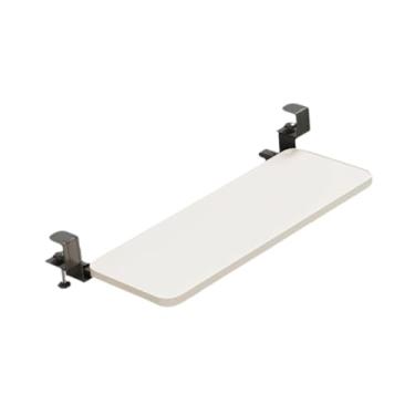 Imagem de Ｂｅｓｇａ Bandeja de Extensão de Mesa, Bandeja de Teclado, Organizador de Tablet, Braçadeira, Suporte de Pulso, aço Carbono, Fácil Instalação, Adequado, 40cm X 20cm X 1.2cm