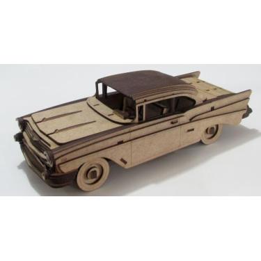 Imagem de Chevorlet Bel Air 1957 em MDF - VIA DA ARTE