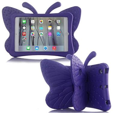 Imagem de Simicoo iPad 9 8 7 10.2 iPad Air3 iPad Pro 10.5 EVA Butterfly Case para iPad 9 10.2 Capa infantil com suporte leve, à prova de choque, resistente, resistente para crianças para iPad 10.2 9th 8th 7th