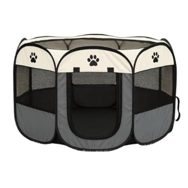 Imagem de Casinha Cachorro Gato Cercadinho Pet Conforto Portátil (G)