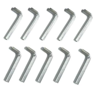 Imagem de GSHFIMESH 10 peças chave Allen de 5 mm em forma de L, conjunto de chaves hexagonais, ferramenta de reparo de cabeça hexagonal de substituição