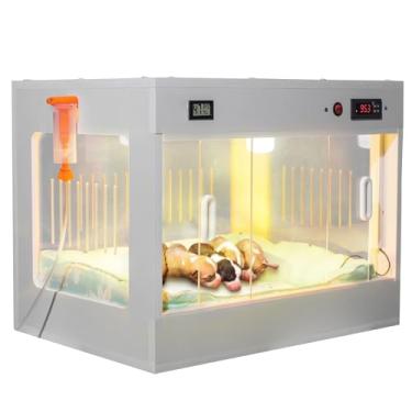 Imagem de Incubadora inteligente para filhotes recém-nascidos grande família canil pet caixa aquecedor de laboratório filhote essencial gaiola para cães
