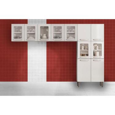 Imagem de Cozinha Modulada Bertolini Evidence 3 Peças (2aéreos+1paneleiro) Cpt61 Branco-bertolini