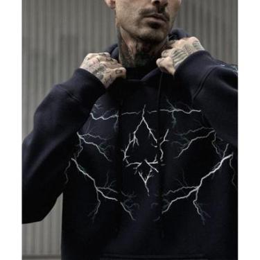 Imagem de Moletom Mcd Cabguru Fechado Obscuridade - Preto-Masculino