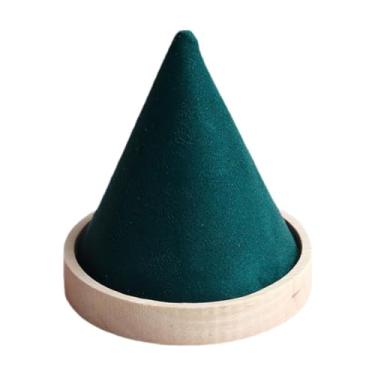 Imagem de Hailong Ming Suporte Cônico para Pulseiras E Relógios, Expositor de Joias de Mesa, Organizador de Joias para Relógios de Pulso, para Vendedores Domésticos, Verde