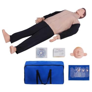 Imagem de LVMMO Manequim CPR Kit de treinamento para adultos, manequim CPR de corpo inteiro, acessórios médicos para treinamento de adultos, conjunto de manequim de treinamento de RCP para sala de aula ou