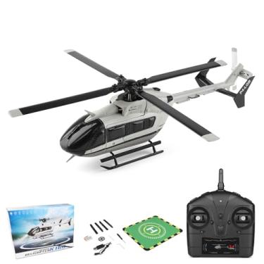 Imagem de Authticar K160 RC Helicopter, 4 Channels Wltoys EC-145 RC Helicopter with 6G Gyro, Alt Hold, One-Touch Fly, Brushless Motor, Auto Anti-Crash, Beginner Friendly