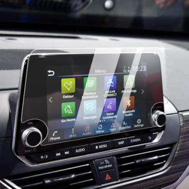 Imagem de TTCR-II Protetor de tela de navegação de 8 polegadas para Nissan Altima 2.5 SR 2019-2025, para Rogue S/SV 2021-2025 e Sentra SR/SV 2020-2024, protetor de vidro temperado para console sensível ao toque