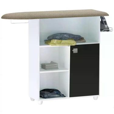 Imagem de Tabua De Passar Roupas 1 Porta Mariana Branco Preto