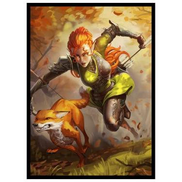 Imagem de Realm Guard Elven Warriors - 100ct Textured Matte TCG/MTG Card Art Sleeves (Elven Warrior Regular)