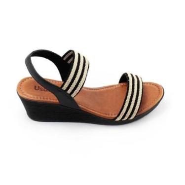 Imagem de Sandália Anabela Usaflex-Feminino