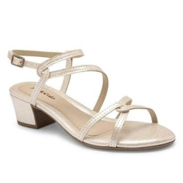 Imagem de Sandália Infantil Menina Pink Cats Saltinho Tiras Entrelaçadas-Feminino