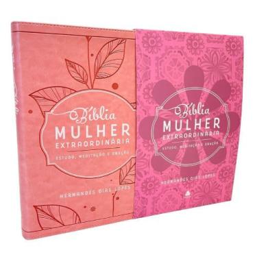 Imagem de Bíblia Mulher Extraordinária - Estudo, Meditação e Oração - Rosa - HAG