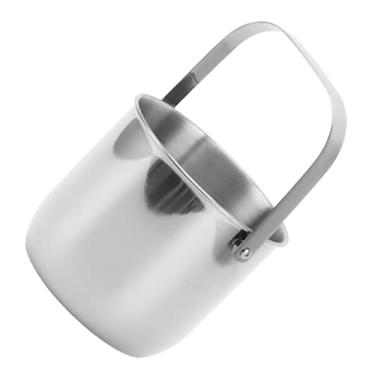 Imagem de Acouto Balde de Gelo Isolado de Aço Inoxidável Comercial para Bebidas de Cerveja - para Festas e Eventos (Prata)
