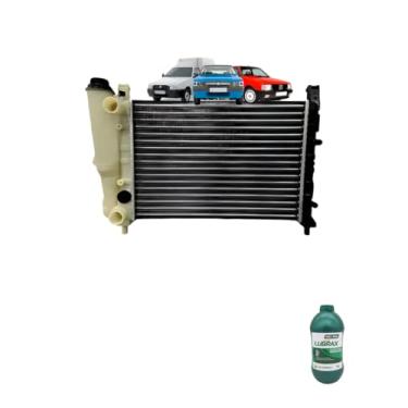 Imagem de Kit Radiador Uno 1.0 88>96 + Aditivo Radiador Lubrax Verde Concentrado 1L