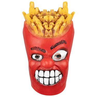 Imagem de Máscara de capa de cabeça, batatas fritas, fantasia de cosplay de Halloween