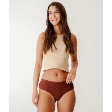 Imagem de Kit 2 Calcinhas Biquíni Marisa Bege-67157, Bege, Marrom, M