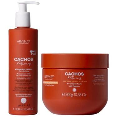 Imagem de Kit Ativador + Gelatina Arvensis Cachos Naturais Ondulados E Cacheados