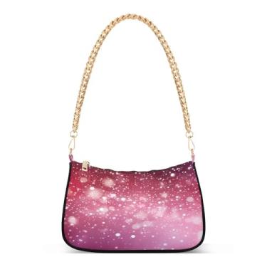 Imagem de CEBUGI Bolsas transversais femininas bolsa de ombro brilhantes brilhantes bolsas clutch elegante com alça de corrente