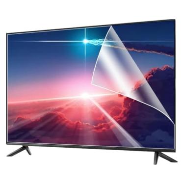 Imagem de uhyOHF Película protetora de tela de TV de 43-65 polegadas, película de filtro de luz azul protege os olhos, antiarranhões e resistente à poeira, superfície fosca reduz o brilho, adequado / 65 pol