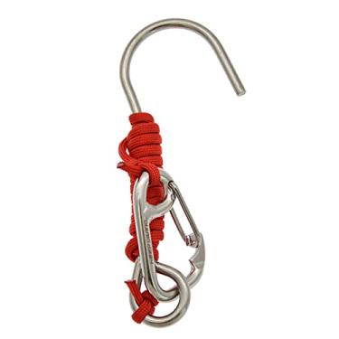 Imagem de Drift Hook de Mergulho Scuba Reef Aço Inoxidável 316 com Cordão Rope Trançado