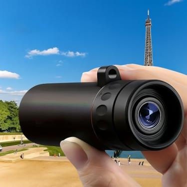Imagem de Telescópio monocular portátil compacto portátil, mira óptica de bolso para esportes ao ar livre, shows e observação da natureza, ferramenta de visão de distância focal fixa
