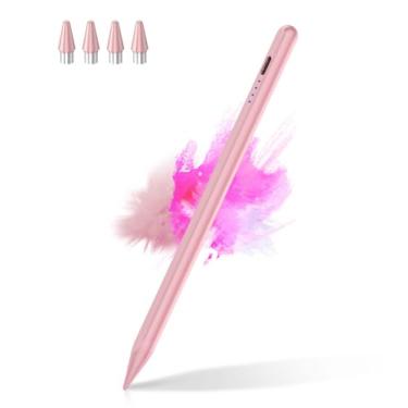 Imagem de CMARS Caneta Stylus ativa para tela sensível ao toque, lápis universal para tablet Apple iPad/iPhone/Samsung/Huawei/Xiaomi/Android e mais dispositivos, canetas digitais recarregáveis com função