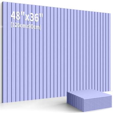 Imagem de Tábuas de cortiça para paredes 122 x 91 cm, placa de feltro alternativa, pacote com 12 quadros de avisos de azulejos de feltro para parede, quadro grande de cortiça para escritório, quadro de pinos