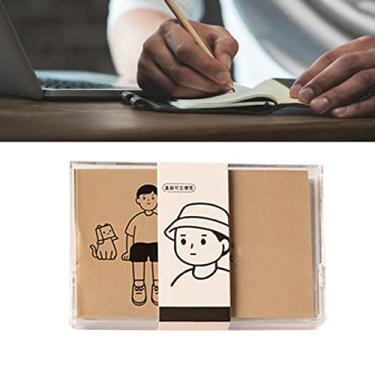 Imagem de HEEPDD 100 Folhas de Notas de Memorando de Desenho Animado, Mini Pads de Escrita Scarpbook Notes Notes NotePads List para Fazer a Lista para o Escritório da Escola Em Casa Nan (Amarelo)