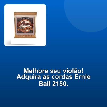 Imagem de Encordoamento Violão Aço .010 Extra Leve Ernie Ball