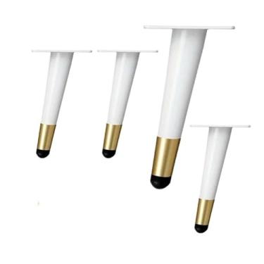 Imagem de Pernas de armário de metal mesa de centro pés de armário de TV de metal pernas de armário de cozinha substituição de móveis pernas de sofá banquinho de mesa pernas de metal casa DIY projeto para casa