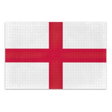 Imagem de England National Flag Puzzles for Adults, 500 Piece Puzzles, Interlock Perfectly, Home Decor Gift Party for Men Women