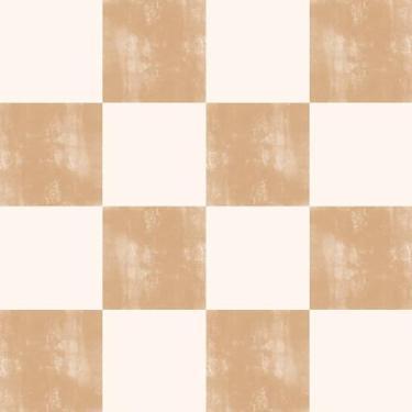 Imagem de Meihodan Papel de parede marrom claro quadriculado Boho Checkerborad papel de parede autoadesivo bege claro papel de contato geométrico removível para armário de cozinha de quarto 45 cm x 3 m