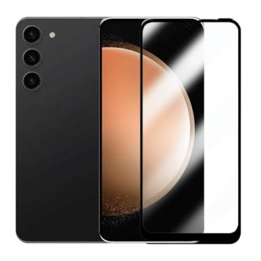 Imagem de Película de Vidro 3D para Samsung Galaxy S23 Plus, 9H, Cobertura Total, Anti-Impacto, Transparente