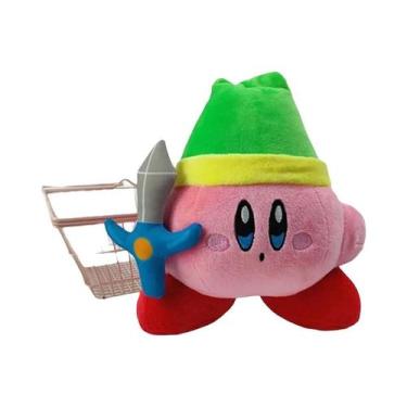 Imagem de Brinquedo De Pelúcia Kirby Estrela Do Anime Rosa, Boneco Macio Para De