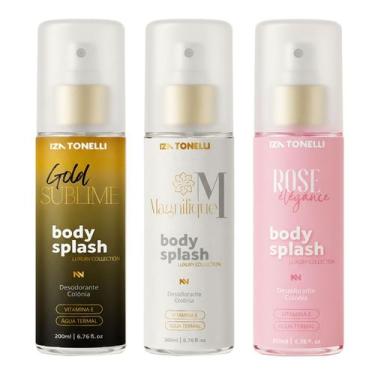 Imagem de Kit 3 Body Splash 200ml Feminino Iza Tonelli Perfume De Luxo Colônia