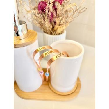 Imagem de Kit Família Raspador de Língua Alva em Cobre